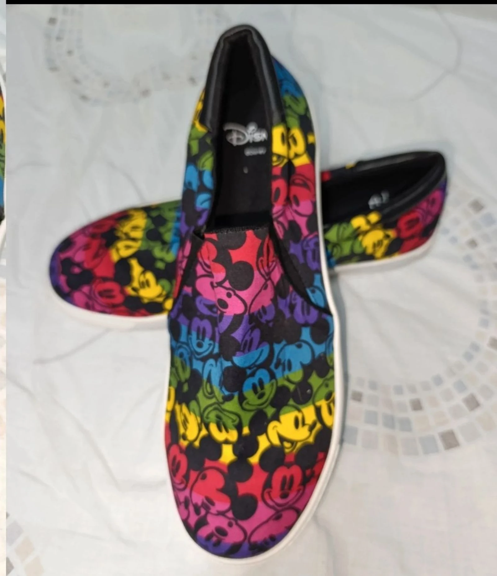 Sneakers Torrid & Mickey Mouse Rainbow Slip On 44.5EUR/12US – photo 2